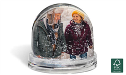 Boule de neige avec votre photo Fotocompil