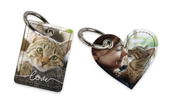 Porte-clés avec votre photo au recto Fotocompil