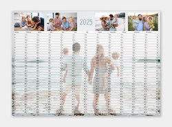 Calendrier 1 page A3 30 x 45 cm