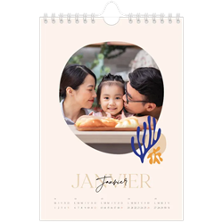 Calendrier Photo 12 pages A5 (15x20cm) Photobox Livraison en point relay