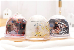 Boule de neige en plastique avec photo Photoweb 