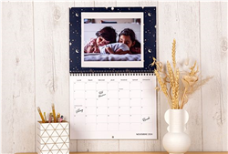 Calendrier mural A4 paysage double page Photoweb 