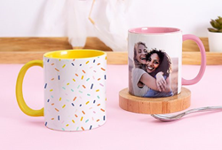 Mug intérieur coloré avec votre photo Photoweb
