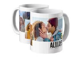 Mug photo intérieur blanc avec photo panoramique Pixum