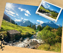 Puzzle photo 2000 pièces avec votre propre photo Pixum